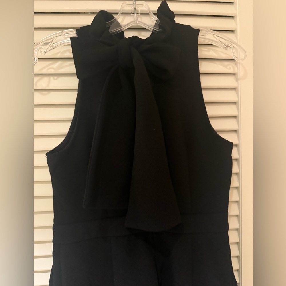 Do + Be black ruffle neck romper. Size medium. Pockets! - Picture 6 of 7